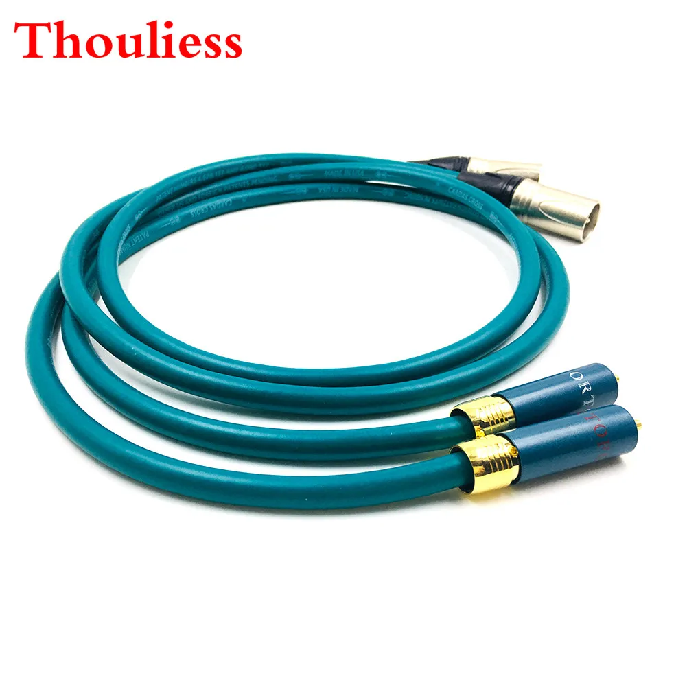 Thouliess Pair ortfon RCA Male to 3pin XLR Male Balacned Audio Cable XLR to RCA Interconnect Cable with CARDAS CROSS USA-Cable
Thouliess Pair ortfon RCA Male to 3pin XLR Male Balacned Audio Cable XLR to RCA Interconnect Cable with CARDAS CROSS USA-Cable