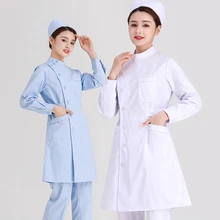 Women Lab Coat Stand Collar Medical Uniforms Long Sleeve Nursing Clothes Short Sleeve Doctor Workwear Scrub Jacket Dentistry
Women Lab Coat Stand Collar Medical Uniforms Long Sleeve Nursing Clothes Short Sleeve Doctor Workwear Scrub Jacket Dentistry