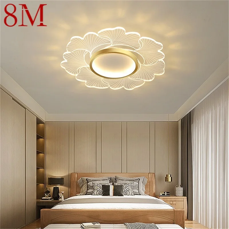 

8M Nordic Ceiling Light Contemporary Creative Flower Lamp Fixtures LED Home for Bedroom Decoration