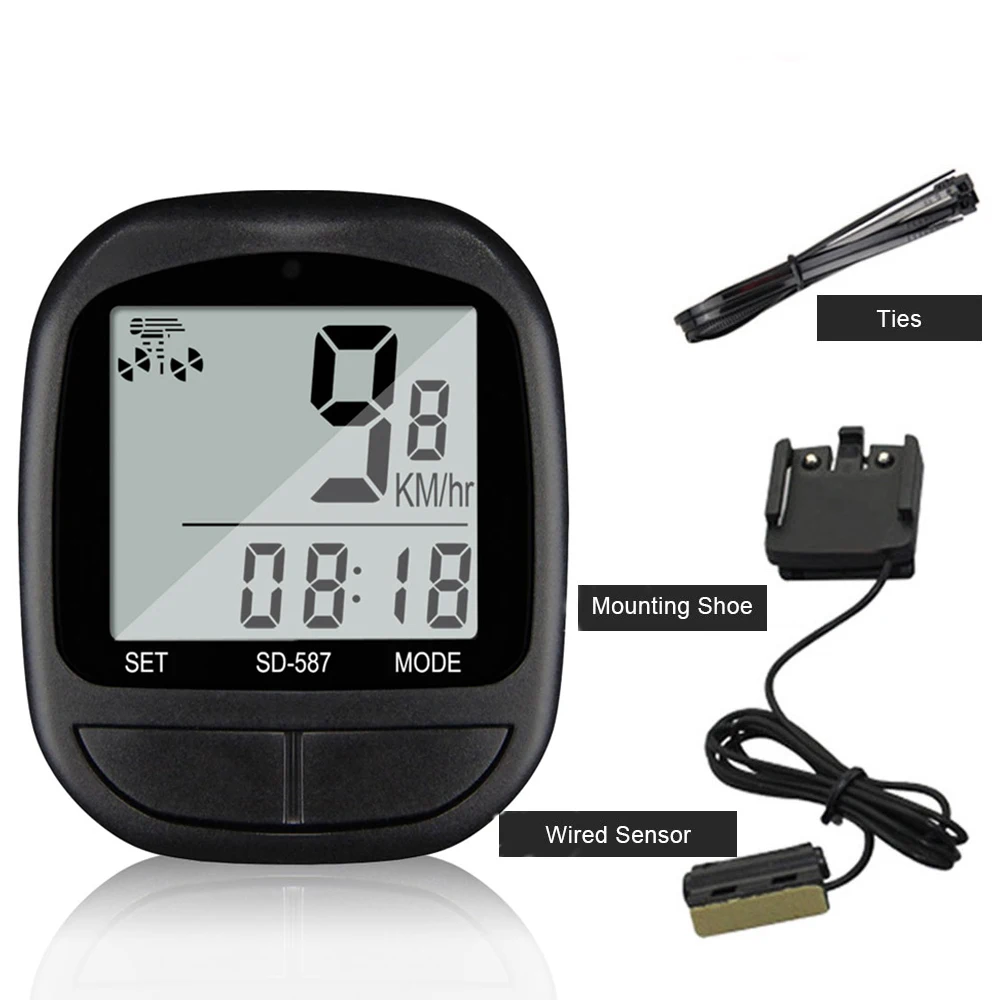 Bicycle Computer stopwatch Waterproof Bicycle Odometer Speedometer LCD screen Display Cycling bike Accessories
Bicycle Computer stopwatch Waterproof Bicycle Odometer Speedometer LCD screen Display Cycling bike Accessories