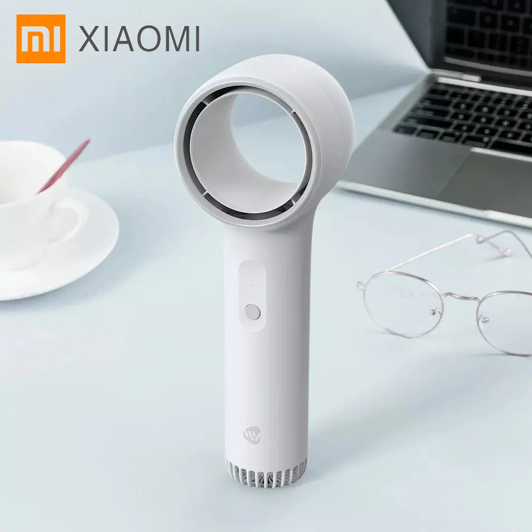 XIAOMI MIJIA Weiyuan Portable Handhold Mini Bladeless Fan for Home Rechargeable Portable Air Table Usb Fans Battery 2000mA
XIAOMI MIJIA Weiyuan Portable Handhold Mini Bladeless Fan for Home Rechargeable Portable Air Table Usb Fans Battery 2000mA