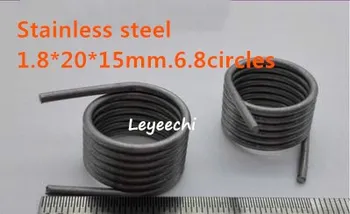 3Pcs 1.8*20*15mm 6circles , stainless Steel Torsion Spring Hardware DIY High quality free shipping
3Pcs 1.8*20*15mm 6circles , stainless Steel Torsion Spring Hardware DIY High quality free shipping
