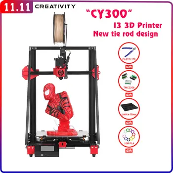 Creativity newest 3D printer tie rod kit I3 FDM CY300 large size 300x300x400 silent motherboard with TMC2208
Creativity newest 3D printer tie rod kit I3 FDM CY300 large size 300x300x400 silent motherboard with TMC2208