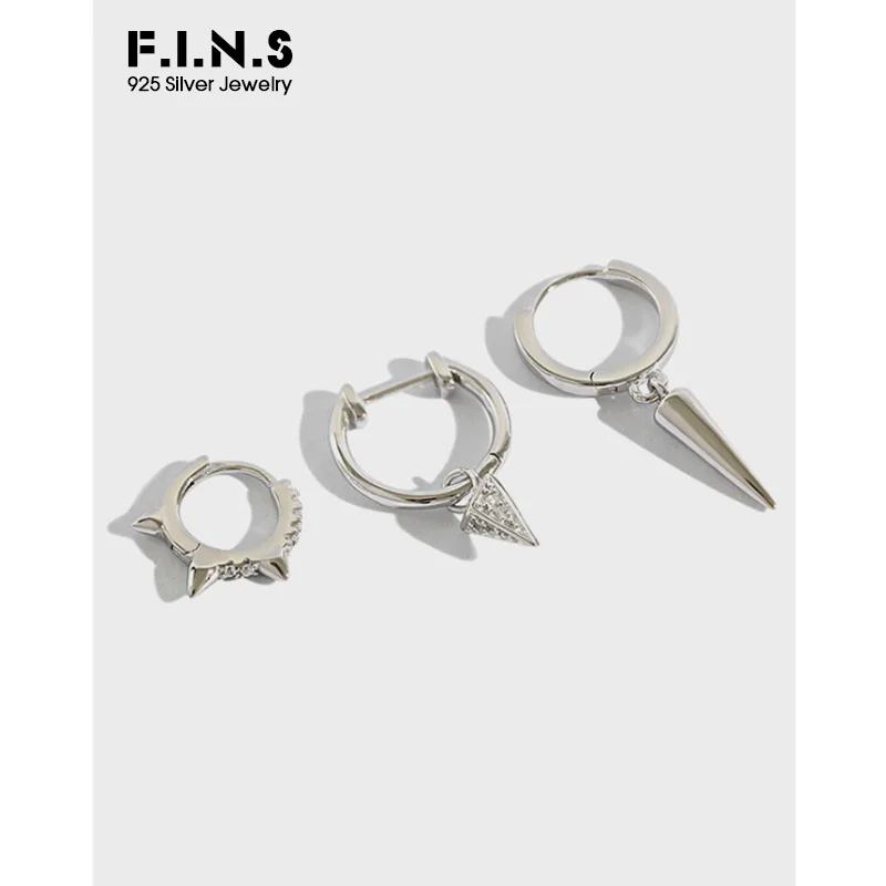 F.I.N.S Korean S925 Sterling Silver Earrings INS 2020 Minimalist Zircon Rivet Ear Buckle Punk Stackable Spike Korean Jewelry
F.I.N.S Korean S925 Sterling Silver Earrings INS 2020 Minimalist Zircon Rivet Ear Buckle Punk Stackable Spike Korean Jewelry