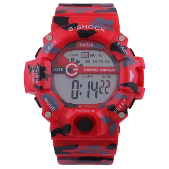 Camouflage 30M Waterproof Sports Watch Men Digital Watch Children Electronic Watch relogio camuflado zegarek cyfrowy reloj led
Camouflage 30M Waterproof Sports Watch Men Digital Watch Children Electronic Watch relogio camuflado zegarek cyfrowy reloj led