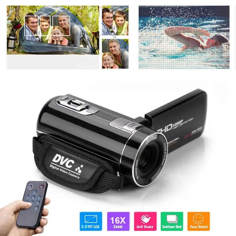 Cewaal 3.0 Inch Touch Screen 1080 HD Digital Camera 16x Digital Zoom Digital Camera with Remote Control Portable DV Camera
Cewaal 3.0 Inch Touch Screen 1080 HD Digital Camera 16x Digital Zoom Digital Camera with Remote Control Portable DV Camera