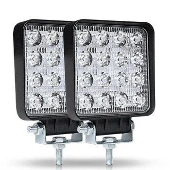 DERI 2Pcs Quad Row 4 Inch 48W Led Work Light 12V 24V Spot Flood Beam Offroad 4x4 ATV Truck Tractor Motorcycle Driving Fog Lights
DERI 2Pcs Quad Row 4 Inch 48W Led Work Light 12V 24V Spot Flood Beam Offroad 4x4 ATV Truck Tractor Motorcycle Driving Fog Lights