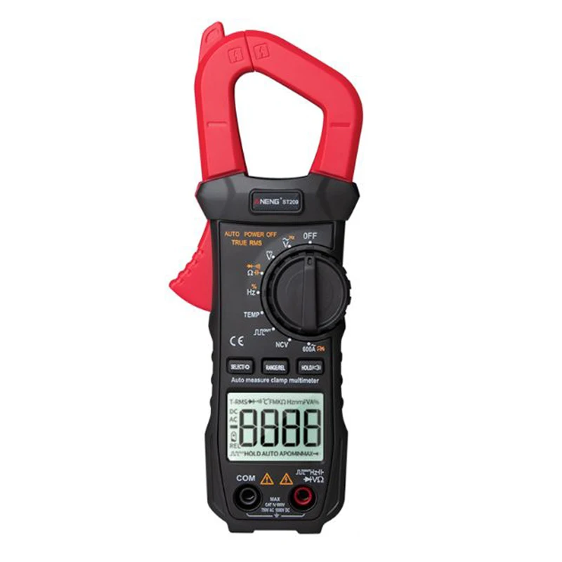 Digital Multimeter Clamp Meter Auto Range 6000 Counts True RMS NCV Amp DC AC Current Volt Clamp Tester Diode Temperature Meter
Digital Multimeter Clamp Meter Auto Range 6000 Counts True RMS NCV Amp DC AC Current Volt Clamp Tester Diode Temperature Meter