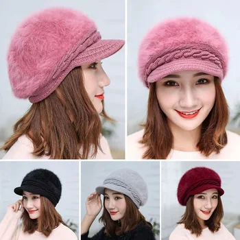 Faux Rabbit Wool Hat 2020 Women Hat Autumn And Winter New Arrival Thickening Thermal Knitted Warm Soft Women Fur Cap
Faux Rabbit Wool Hat 2020 Women Hat Autumn And Winter New Arrival Thickening Thermal Knitted Warm Soft Women Fur Cap