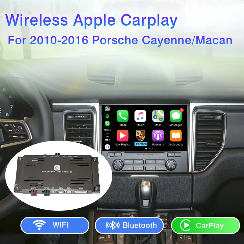 Yeesite OEM PCM3.1 беспроводной Apple Carplay модифицированный для 2010-16 Porsche Cayenne Macan Paramera Cayman 911
