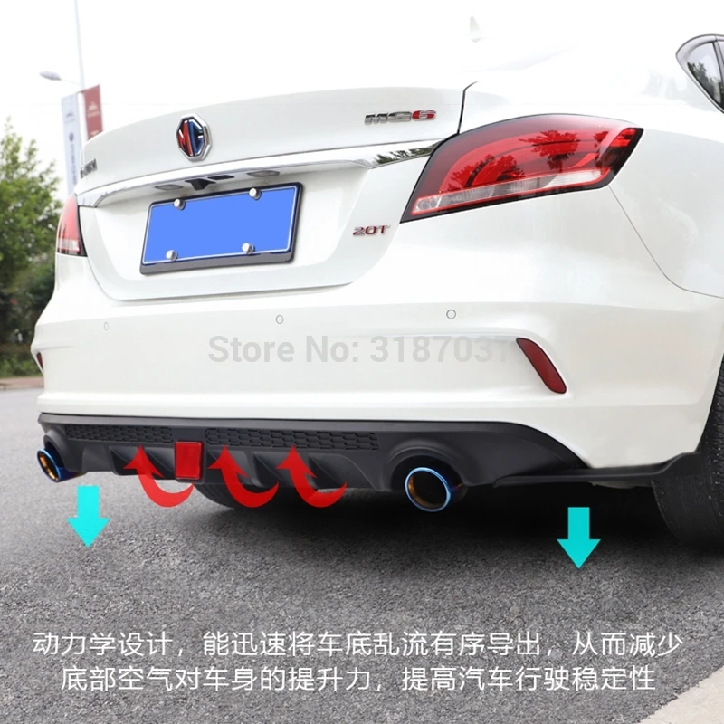 For Morris Garages MG 6 Body kit spoiler 2018-2019 M ABS Plastic Rear Diffuser Bumper Trunk Protector Cover Car Styling
For Morris Garages MG 6 Body kit spoiler 2018-2019 M ABS Plastic Rear Diffuser Bumper Trunk Protector Cover Car Styling