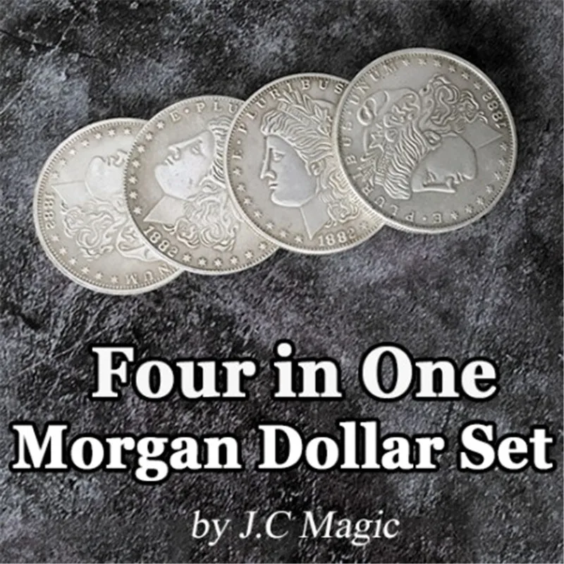 Four in One Morgan Dollar Set Copper by J.C Magic Coin Magic Tricks Illusion Coin Appear/Vanish Jumping Close up Magic Gimmick
Four in One Morgan Dollar Set Copper by J.C Magic Coin Magic Tricks Illusion Coin Appear/Vanish Jumping Close up Magic Gimmick