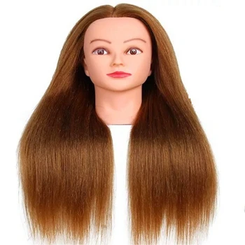 CAMMITEVER 100% Fiber Training Models Head Gold 20 inch Mannequin Head Practice Salon Hair Training Model Heads
CAMMITEVER 100% Fiber Training Models Head Gold 20 inch Mannequin Head Practice Salon Hair Training Model Heads