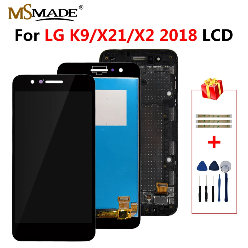 For LG K9 X2 X210 LCD Display Touch Screen Digitizer Assembly With Frame LCD Display For LG K9 LCD Screen Display Parts
For LG K9 X2 X210 LCD Display Touch Screen Digitizer Assembly With Frame LCD Display For LG K9 LCD Screen Display Parts
