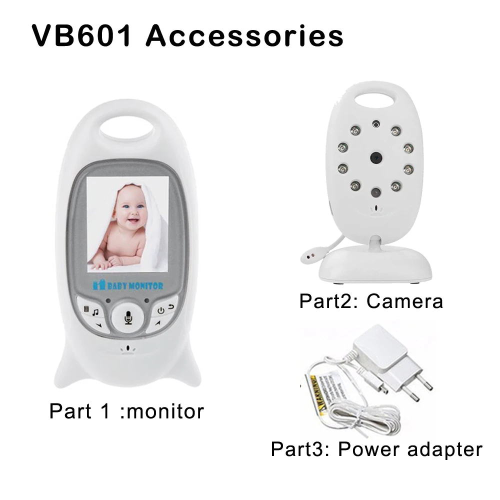 VB601 Baby Monitor Accessories,2.0 Inch LCD Screen Baby Monitor Camera Power Adapter Cable for VB601,Wireless 2.4Ghz Easy Pair
VB601 Baby Monitor Accessories,2.0 Inch LCD Screen Baby Monitor Camera Power Adapter Cable for VB601,Wireless 2.4Ghz Easy Pair