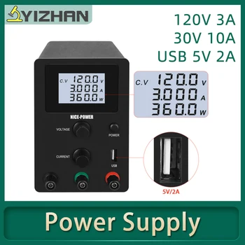 2020 Digital Display DC Switching Power Supply Adjustable Bench Power Source Digital Voltage Regulated Power Supplies 120V 3A
2020 Digital Display DC Switching Power Supply Adjustable Bench Power Source Digital Voltage Regulated Power Supplies 120V 3A