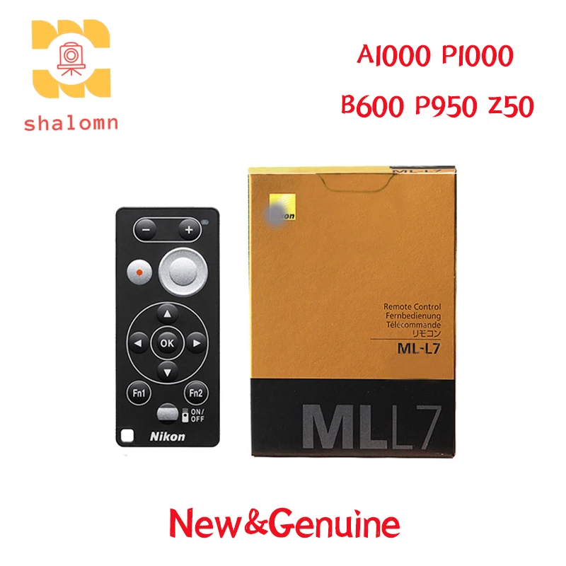 New ML-L7 Wireless Bluetooth Camera Remote Control Remote Shutter Release MLL7 For Nikon P1000 P950 Z50 B600 A1000 Camera
New ML-L7 Wireless Bluetooth Camera Remote Control Remote Shutter Release MLL7 For Nikon P1000 P950 Z50 B600 A1000 Camera