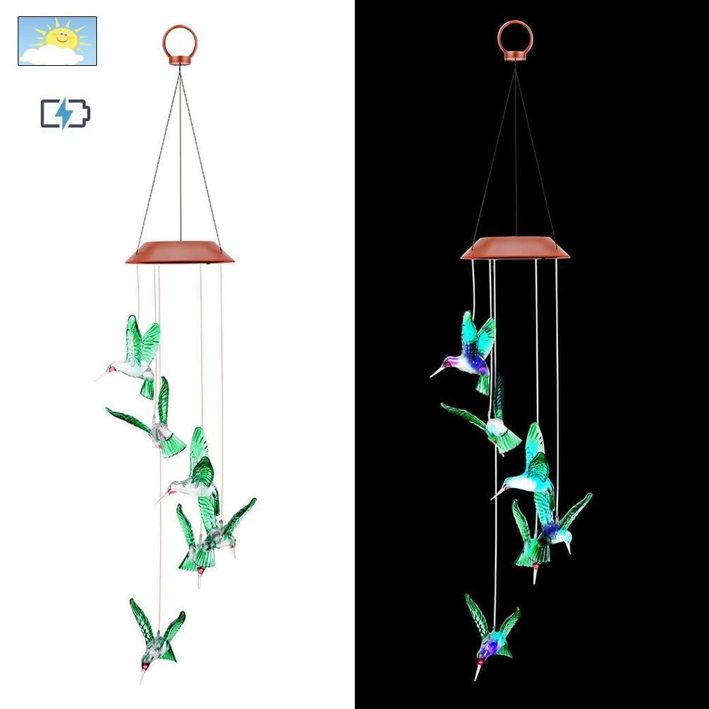 Solar String Lights Color Changing LED Mobile Wind Chimes Waterproof Outdoor Wind Chimes _WK
Solar String Lights Color Changing LED Mobile Wind Chimes Waterproof Outdoor Wind Chimes _WK