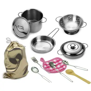 12Pcs/Set Kids Pretend Play Toy Simulation Cooking Stewpot Pan Spoon Mini Kitchen Cookware Toys For Children
12Pcs/Set Kids Pretend Play Toy Simulation Cooking Stewpot Pan Spoon Mini Kitchen Cookware Toys For Children
