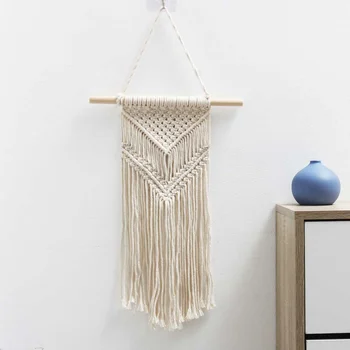 DIY Handmade Wall Hanging Tapestry Bohemian Woven Spiral Macrame Tassel Handmade Cotton Knitting Tapestry for Home Decor Textile
DIY Handmade Wall Hanging Tapestry Bohemian Woven Spiral Macrame Tassel Handmade Cotton Knitting Tapestry for Home Decor Textile