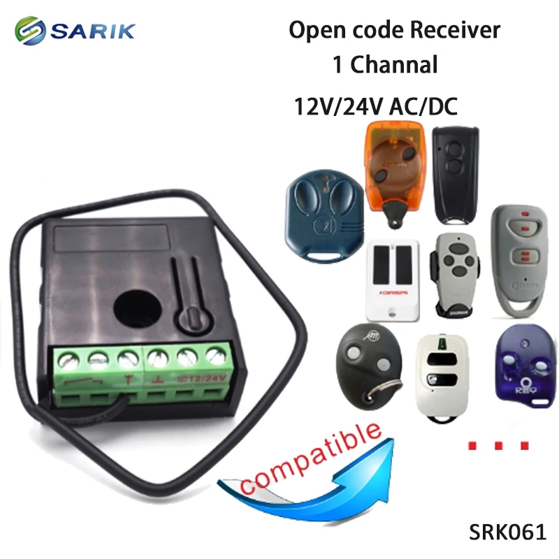 Smart Electronics AC/DC 12V/24V 1 Channel Wireless Relay RF Remote Control Switch 433MHZ
Smart Electronics AC/DC 12V/24V 1 Channel Wireless Relay RF Remote Control Switch 433MHZ