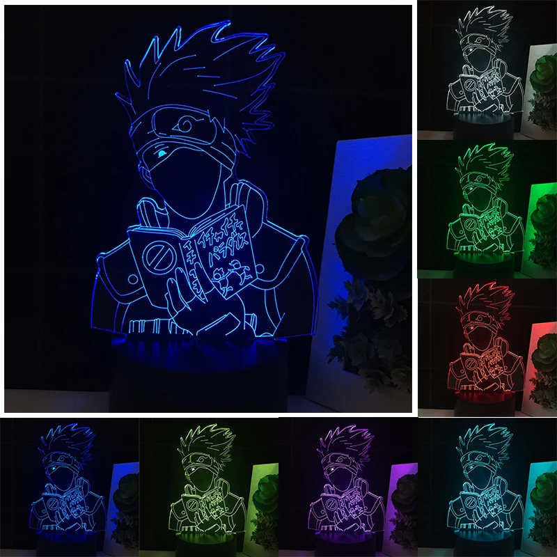 HY Anime Naruto 3d Led Night Light Kakashi Hatake Itachi Uchiha Usb Touch Night light for Child Bedroom Decor Desk Lamp
HY Anime Naruto 3d Led Night Light Kakashi Hatake Itachi Uchiha Usb Touch Night light for Child Bedroom Decor Desk Lamp