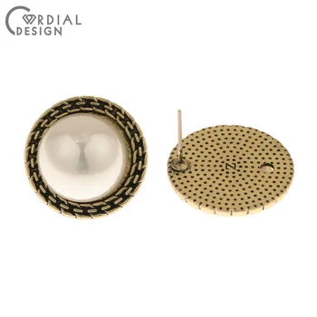 Cordial Design 50Pcs 22*22MM Jewelry Accessories/Earrings Parts/Imitation Pearl/Antique Gold/Hand Made/DIY Making/Earrings Stud
Cordial Design 50Pcs 22*22MM Jewelry Accessories/Earrings Parts/Imitation Pearl/Antique Gold/Hand Made/DIY Making/Earrings Stud