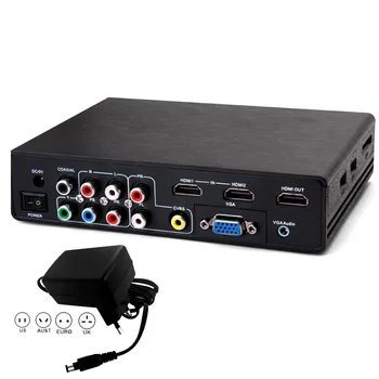 All to HDMI 4K converter Scaler Switcher RCA(CVBS)/YPbPr/VGA/HDMI to HDMI 4K scaler converter box
All to HDMI 4K converter Scaler Switcher RCA(CVBS)/YPbPr/VGA/HDMI to HDMI 4K scaler converter box