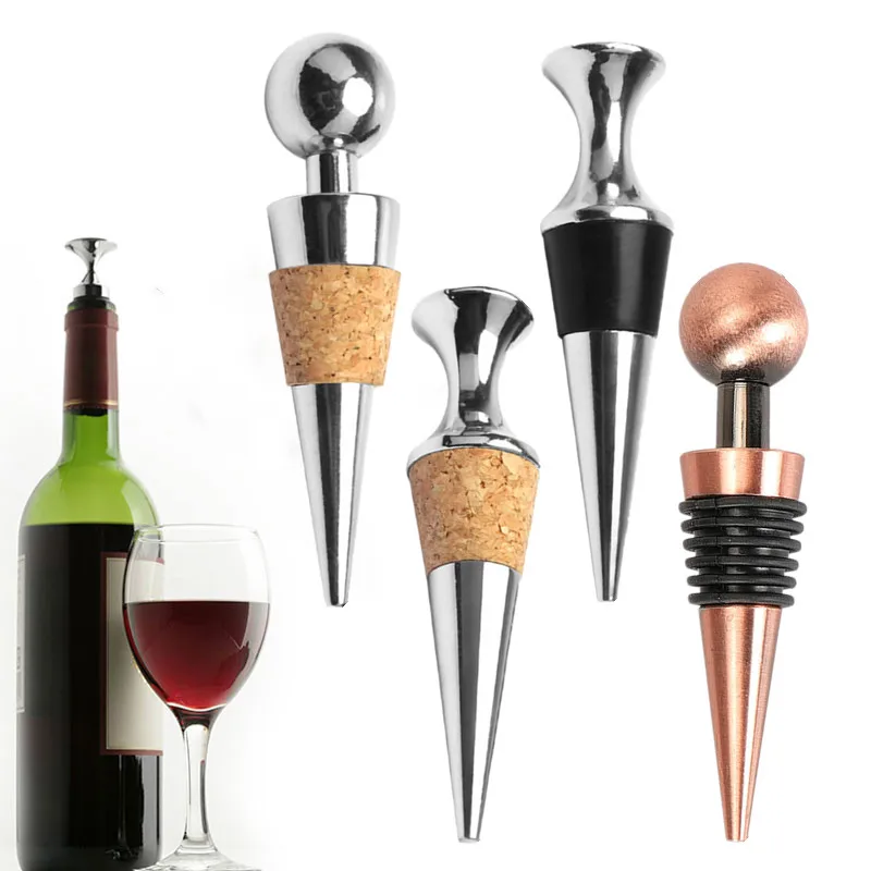 5 Styles Stainless Steel Wine Stopper Sparkling Grape Wine Bottle Plug Vacuum Sealer Sparkling Wine Champagne Cap Bar Tools
5 Styles Stainless Steel Wine Stopper Sparkling Grape Wine Bottle Plug Vacuum Sealer Sparkling Wine Champagne Cap Bar Tools