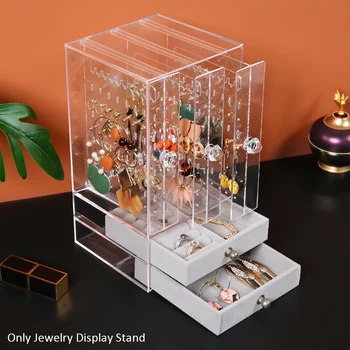 Large Capacity PS Pull Type Earring Holder Space Saving Dustproof Gift Jewelry Display Stand Hanging Organizer Freestanding
Large Capacity PS Pull Type Earring Holder Space Saving Dustproof Gift Jewelry Display Stand Hanging Organizer Freestanding