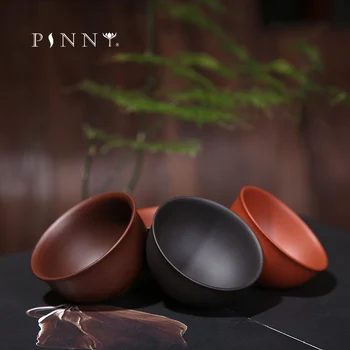 PINNY 2Pcs/Lot Yixing Purple Clay Teacups 30ml 55ml 75ml Hand Made Purple Mud Tea Cup Chinese Kung Fu Tea Set Natural Ore
PINNY 2Pcs/Lot Yixing Purple Clay Teacups 30ml 55ml 75ml Hand Made Purple Mud Tea Cup Chinese Kung Fu Tea Set Natural Ore