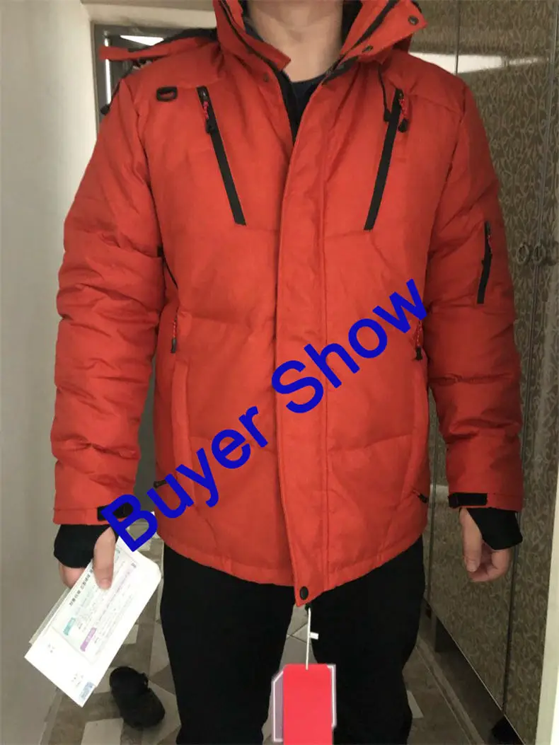 Winter Jacket Men Thick Duck Down Warm Hooded Coats Men Outwear Windbreaker Parkas Casaco Masculino Brand Clothing Multi-Pockets 17