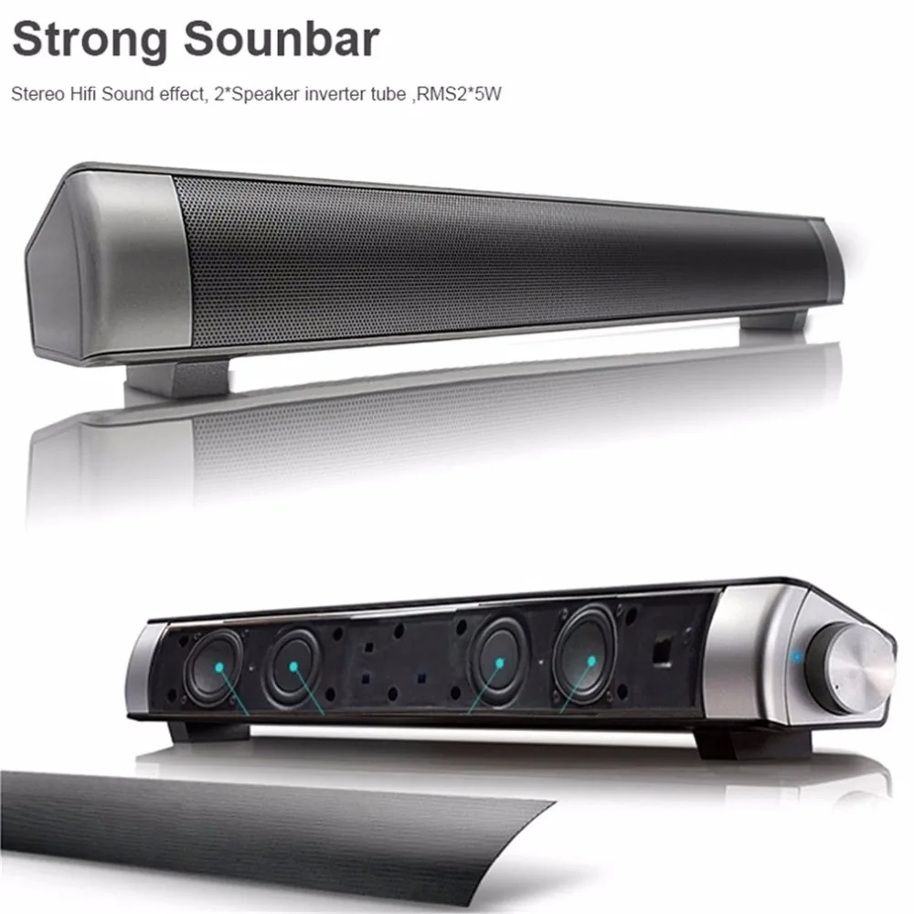 Wireless Bluetooth Home Theater Soundbar Bluetooth Subwoofer MP3 Multimedia Speaker System With LED Indicator
Wireless Bluetooth Home Theater Soundbar Bluetooth Subwoofer MP3 Multimedia Speaker System With LED Indicator