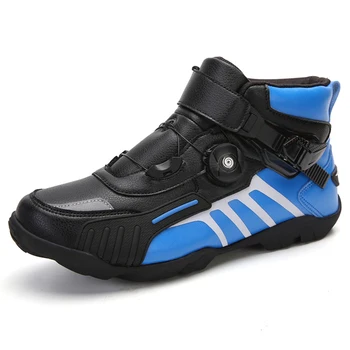 Blue Motorcycle Boots Breathable Riding Boots Men Motocross Shoes Motorcycle Protection Motorbike Biker Chopper Motorboats Shoes
Blue Motorcycle Boots Breathable Riding Boots Men Motocross Shoes Motorcycle Protection Motorbike Biker Chopper Motorboats Shoes