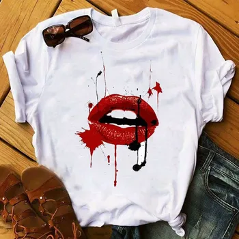 Women T Womens Sexy Lip Painting Cute Fashion Printed Top Tshirt Female Camisas Mujer Tee Shirt Ladies Clothes T-shirt
Women T Womens Sexy Lip Painting Cute Fashion Printed Top Tshirt Female Camisas Mujer Tee Shirt Ladies Clothes T-shirt