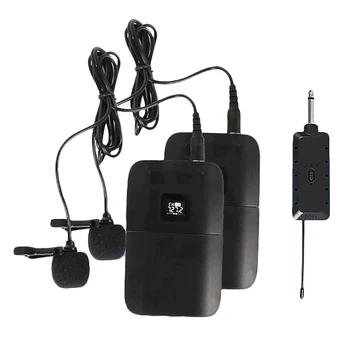 J.I.Y Portable Wireless Microfone VHF Mic Lapel Clip Microphone with Receiver Transmitter Compatible with o Amplifier Multim
J.I.Y Portable Wireless Microfone VHF Mic Lapel Clip Microphone with Receiver Transmitter Compatible with o Amplifier Multim