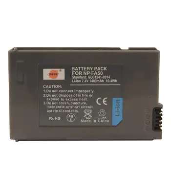 

DSTE NP-FA50 Rechargeable Battery for Sony DVW-700 DCR-DVD7E PC55E HC90E PC1000E PC55/R PC55/B PC55/W Camera