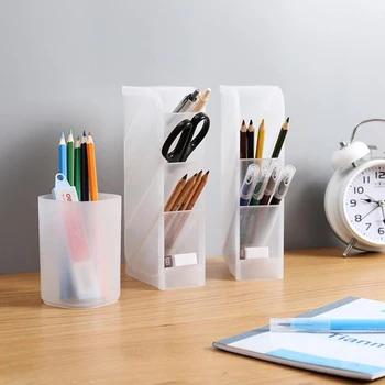 1Pcs Multifunctional Desktop Oblique Insert Storage Box Simple Storage Pen Holder For Stationery Makeup Brush Data Cable Lipstic
1Pcs Multifunctional Desktop Oblique Insert Storage Box Simple Storage Pen Holder For Stationery Makeup Brush Data Cable Lipstic