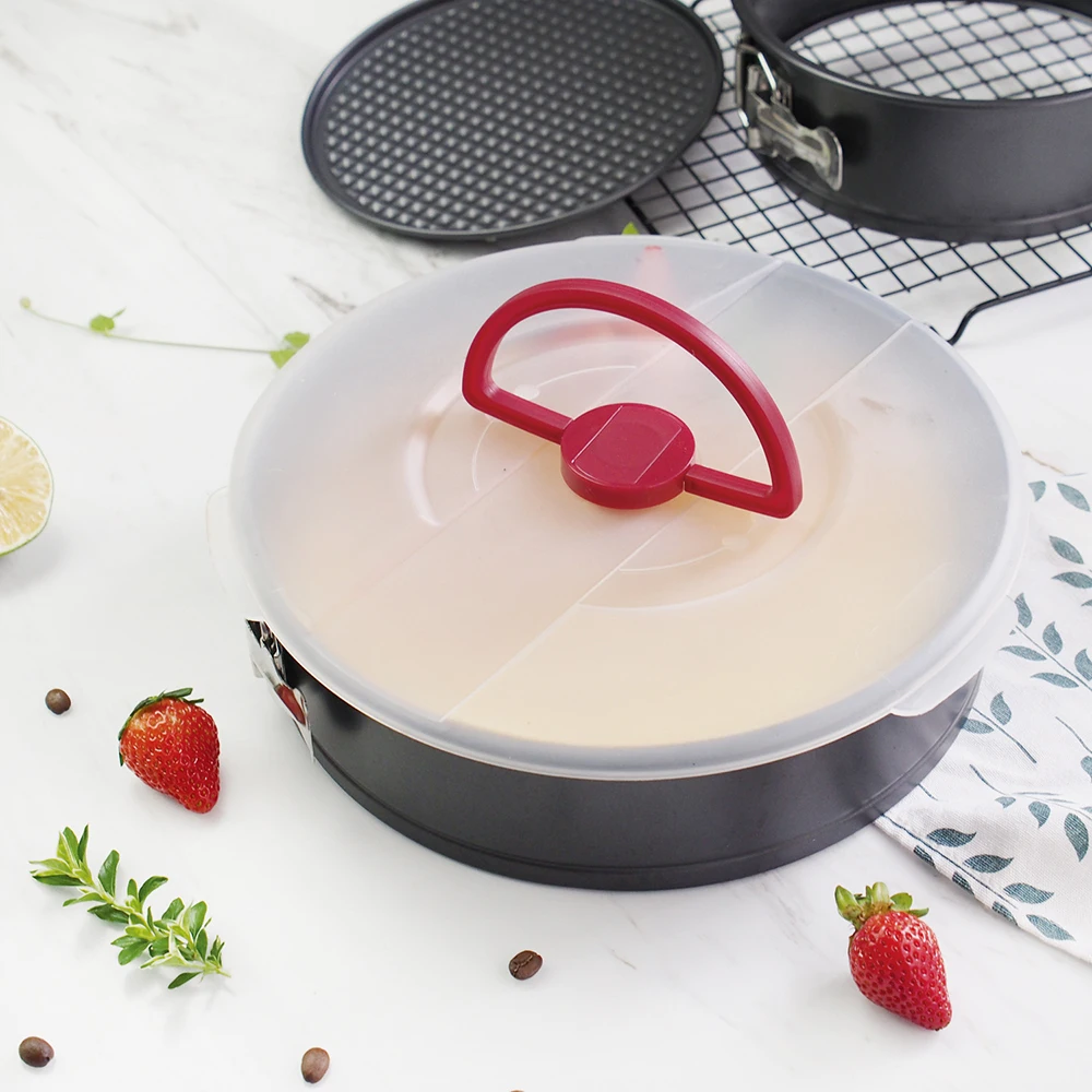 Non-stick Cheesecake Pan Springform Pan with Removable Lid Leakproof Cake Pan Bakeware
Non-stick Cheesecake Pan Springform Pan with Removable Lid Leakproof Cake Pan Bakeware