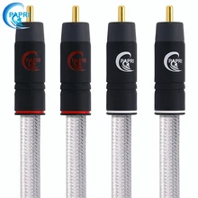 PAPRI 1 Pair of OFC Oxygen-Free Copper RCA Signal Cables 2RCA Male to 2RCA Male Stereo Audio Cables Braided RCA Stereo Cable
PAPRI 1 Pair of OFC Oxygen-Free Copper RCA Signal Cables 2RCA Male to 2RCA Male Stereo Audio Cables Braided RCA Stereo Cable