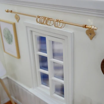 Exquisite Lace Curtain Mini Curtain Golden Rod Dollhouse Furniture Windows Accessories 1:12 Miniature Dollhouse Miniature
Exquisite Lace Curtain Mini Curtain Golden Rod Dollhouse Furniture Windows Accessories 1:12 Miniature Dollhouse Miniature