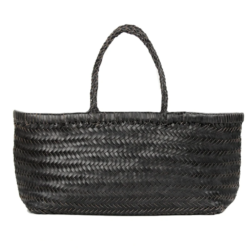 Women'S Genuine Leather Woven Shoulder Bag Cool Weaving Bucket Handbags French Casual Tote Purse Cowhide Cross Handle Bags
Women'S Genuine Leather Woven Shoulder Bag Cool Weaving Bucket Handbags French Casual Tote Purse Cowhide Cross Handle Bags