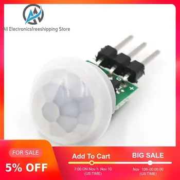 Mini IR Pyroelectric Infrared PIR Motion Human Sensor Automatic Detector Module AM312 Sensor DC 2.7 to 12V
Mini IR Pyroelectric Infrared PIR Motion Human Sensor Automatic Detector Module AM312 Sensor DC 2.7 to 12V