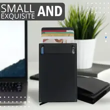 2021aluminum Automatic Card Push Storage Box Triangle With Cover Anti-theft Brush Storage Boxes Bank Card Package RFID Card Case
2021aluminum Automatic Card Push Storage Box Triangle With Cover Anti-theft Brush Storage Boxes Bank Card Package RFID Card Case