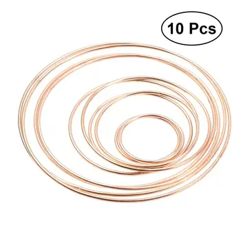 10Pcs Multi-size Simple Dreamcatcher Round Metal Hoop Ring for DIY Manual Handmade Wicker Crafts Tool Material Accessories
10Pcs Multi-size Simple Dreamcatcher Round Metal Hoop Ring for DIY Manual Handmade Wicker Crafts Tool Material Accessories