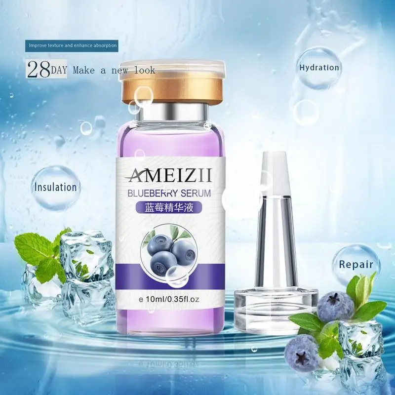 10ml Whitening Essence Hyaluronic Acid Moisturizing Serum Blueberry Stock Solution Nourish Skin Shrink Pores
10ml Whitening Essence Hyaluronic Acid Moisturizing Serum Blueberry Stock Solution Nourish Skin Shrink Pores