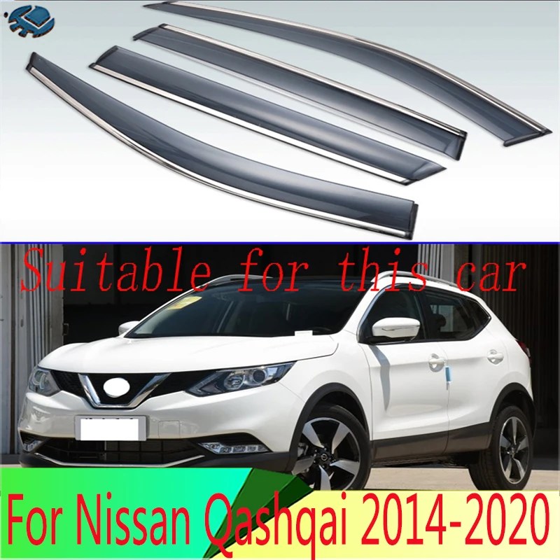 For Nissan Qashqai J11 2015-2020 Car accessories Plastic Exterior Visor Vent Shades Window Sun Rain Guard Deflector 4pcs 2018
For Nissan Qashqai J11 2015-2020 Car accessories Plastic Exterior Visor Vent Shades Window Sun Rain Guard Deflector 4pcs 2018