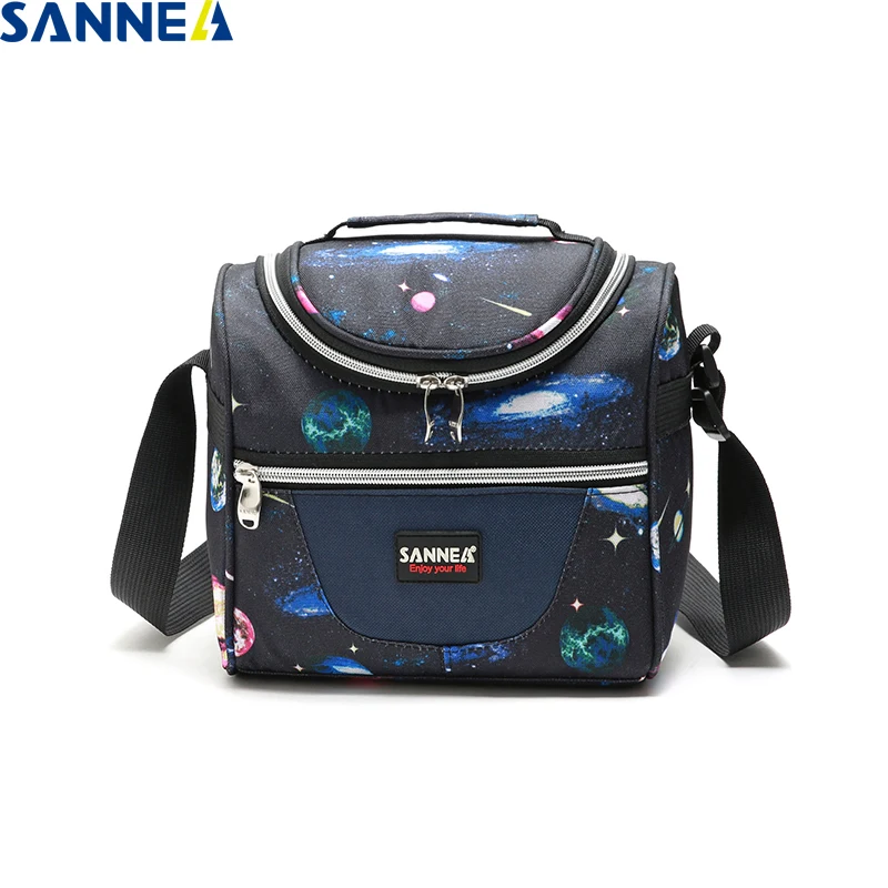 SANNE 6L Новая модная Термосумка для еды школьный Ланч бокс изолированная сумка льда