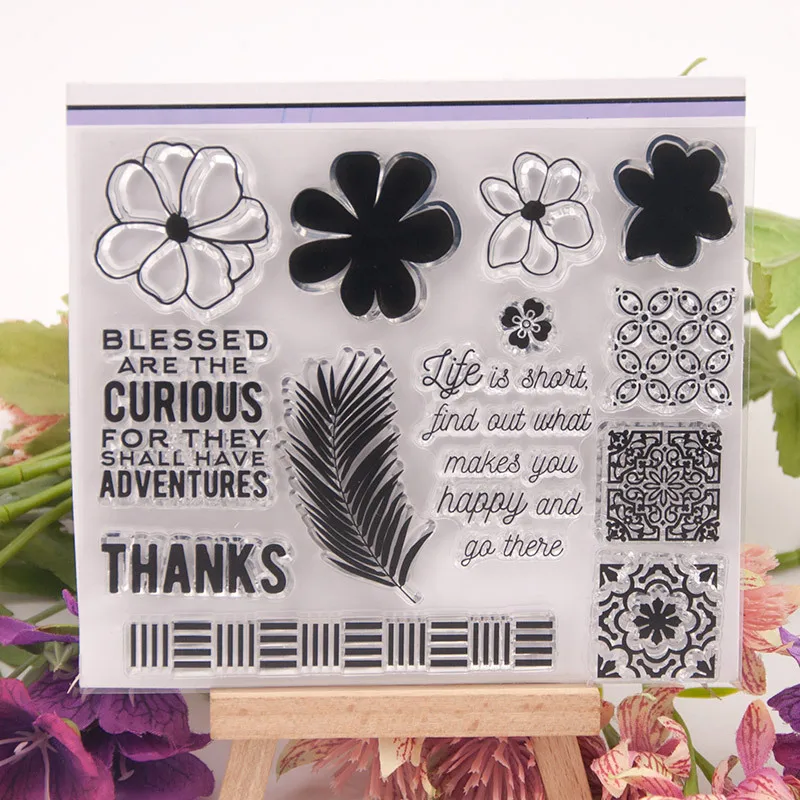 Flowers Pattern Transparent Clear Silicone Stamps for DIY Scrapbooking Photo Album Decoration
Flowers Pattern Transparent Clear Silicone Stamps for DIY Scrapbooking Photo Album Decoration