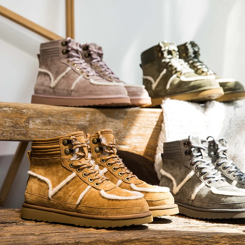 2019 winter new women's shoes sheep fur one snow women's sports Martin warm cotton shoes flats women 
2019 winter new women's shoes sheep fur one snow women's sports Martin warm cotton shoes flats women